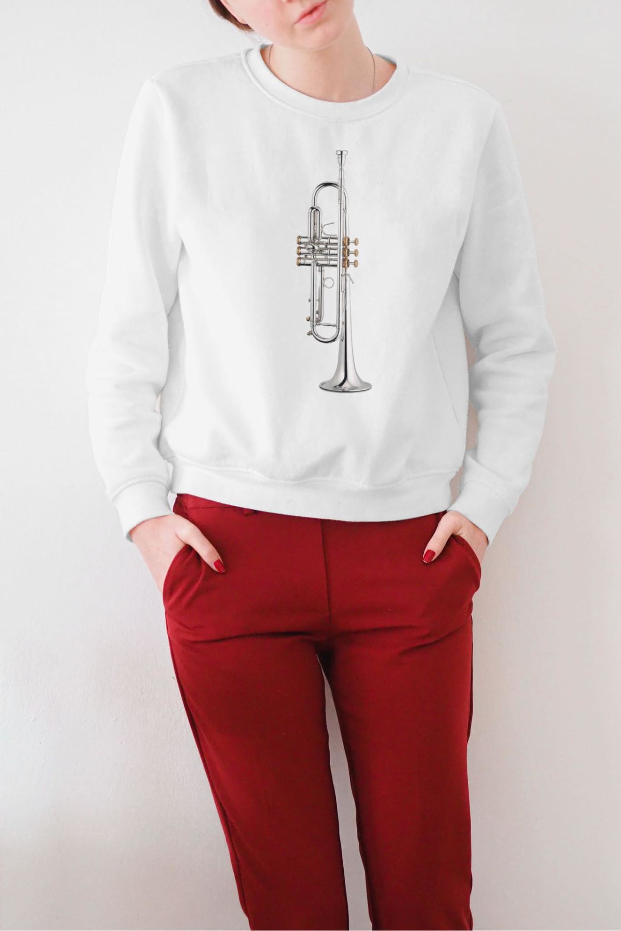 Trompet Sweatshirt Unisex L