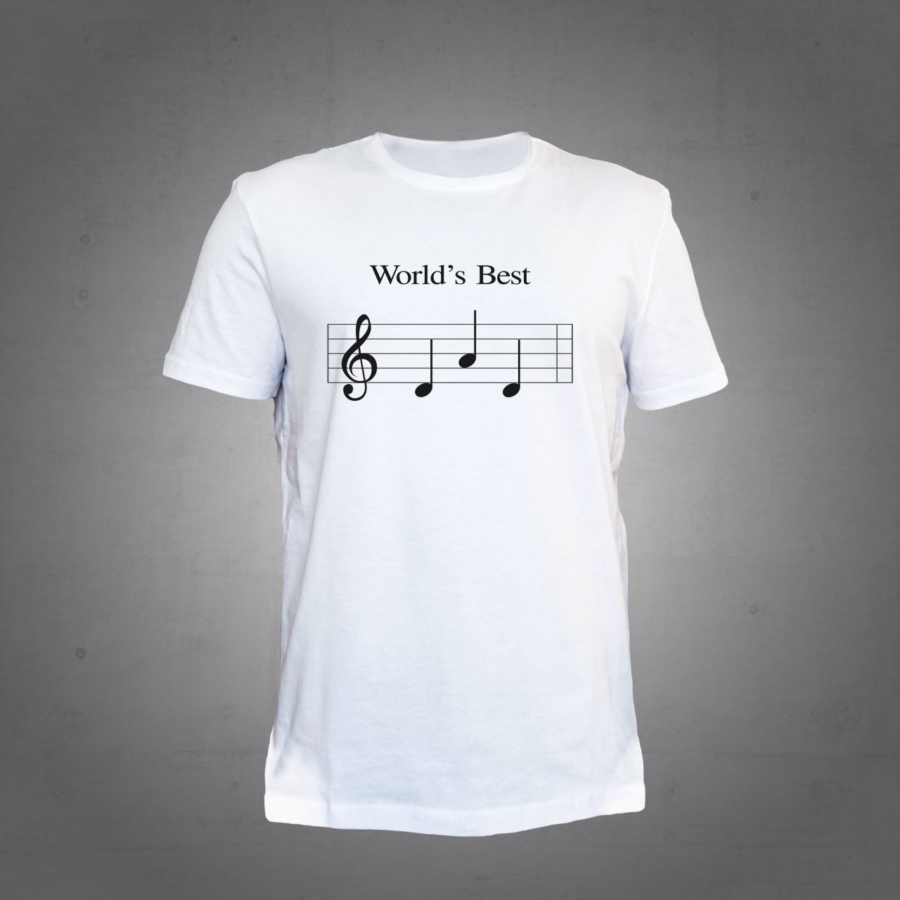 World's Best  Beyaz Tshirt