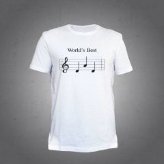 World's Best  Beyaz Tshirt