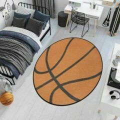 Plaklar Yuvarlak Halı 100x100