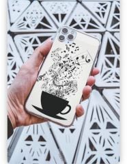 Kahve Nota İphone Telefon Kılıfı