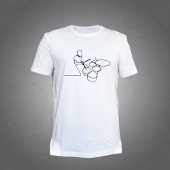 Bateri Çalan Adam Beyaz Tshirt