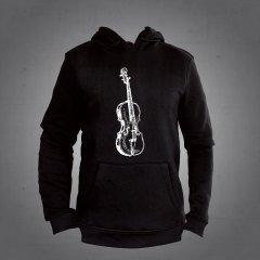 Keman Kapüşonlu Sweatshirt Hoodie L