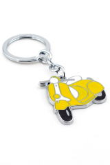 Sarı Vespa Motor Italy Metal Anahtarlık