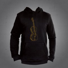 Keman Kapüşonlu Sweatshirt Hoodie L