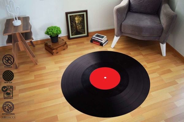 Plak Müzik Halı