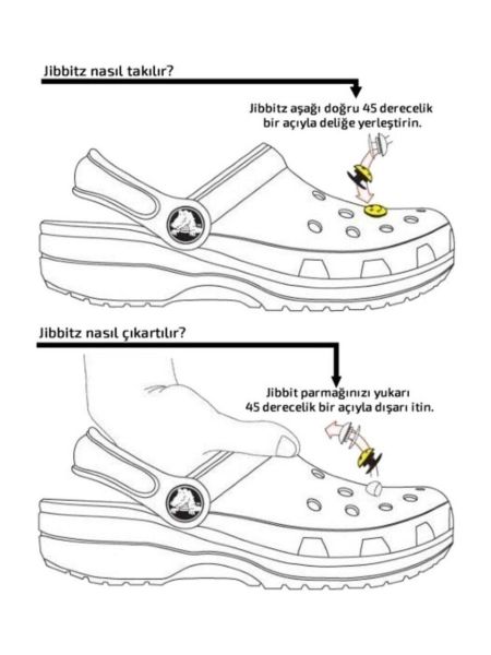 Powerpuff Girls Crocks Terlik Süsü Jibbitz Crocs Aksesuarı 8 Adet