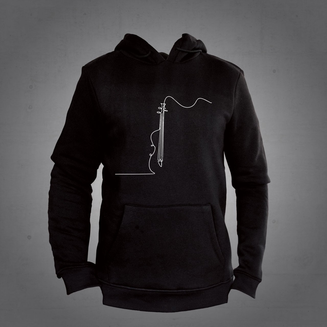 Keman Kapüşonlu Sweatshirt Hoodie