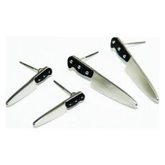 Master Chef Bıçak Çelik Erkek Küpe (ÇİFT)