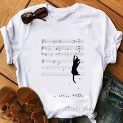 Kedi Nota Unisex Tshirt L