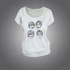 The Beatles Tshirt Kadın