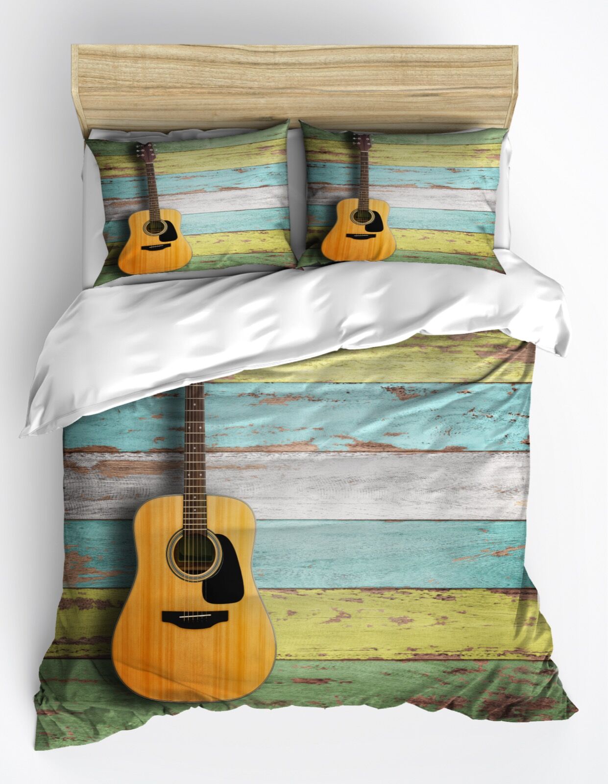 Gitar Çift Kişilik Nevresim Takımı