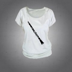 Klarnet Tshirt Kadın L
