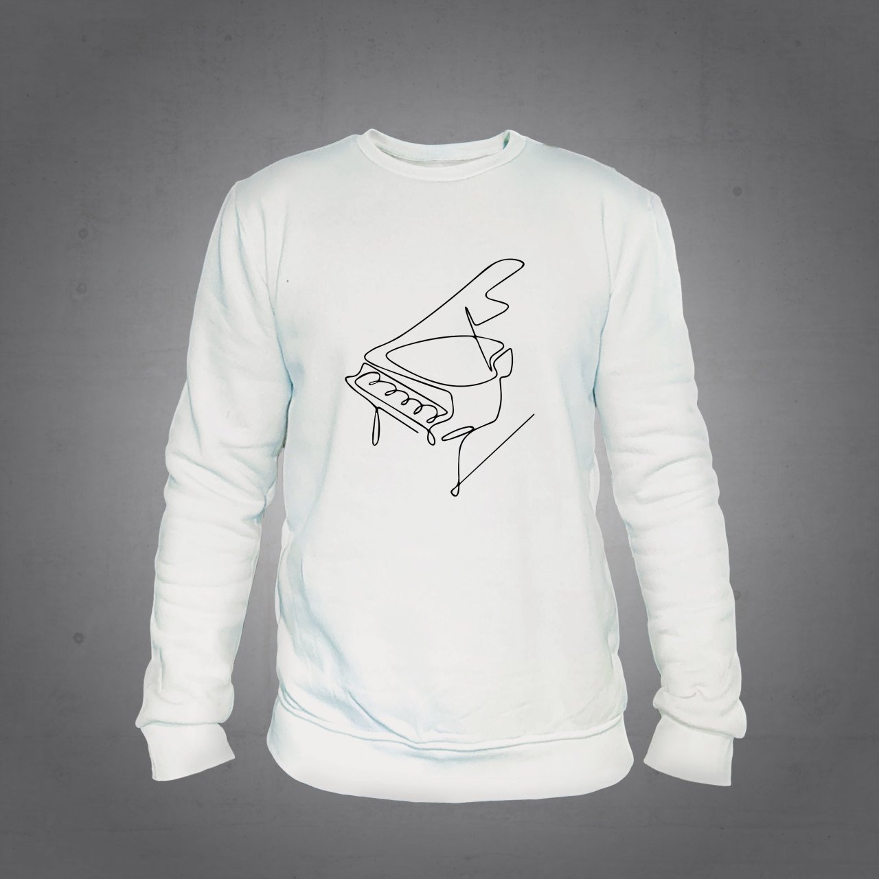 Piyano Sweatshirt Ekru L