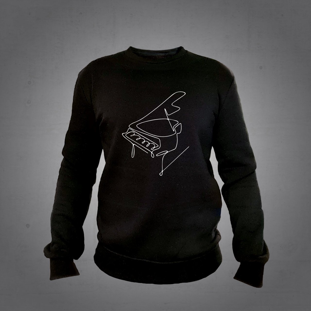 Piyano Sweatshirt Black L