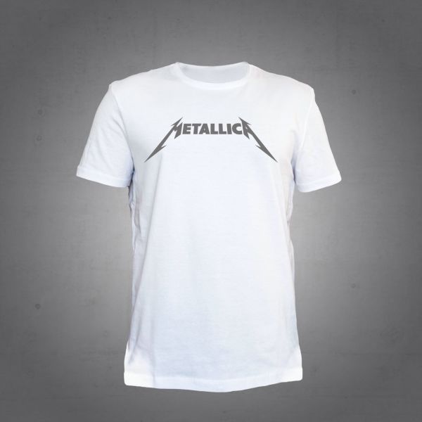 Herşey Nota Metallica Beyaz T-Shirt Unisex