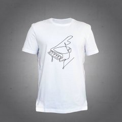 Piyano Beyaz Tshirt L