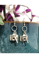 Fotoğraf Makinesi Şimşek Küpe