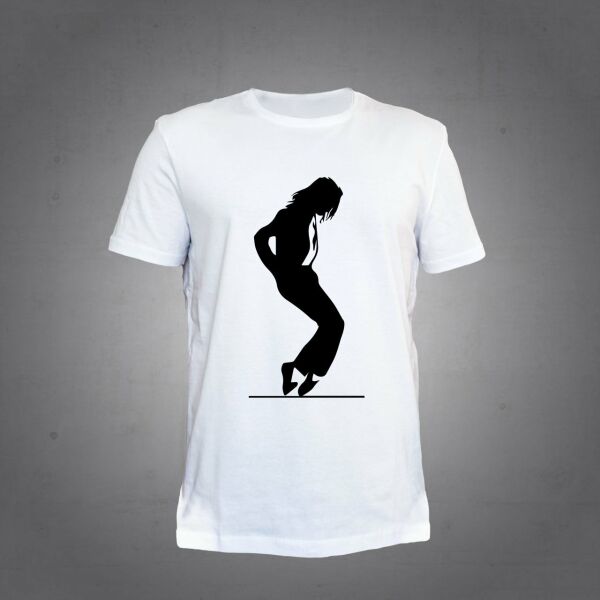 Herşey Nota Michael Jackson Beyaz T-shirt Unisex