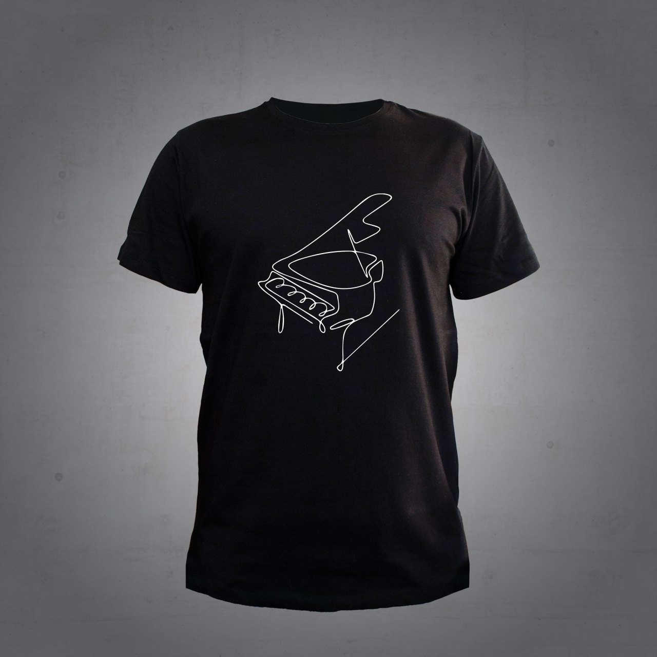 Piyano Siyah Tshirt