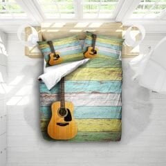 Gitar Çift Kişilik Nevresim Takımı
