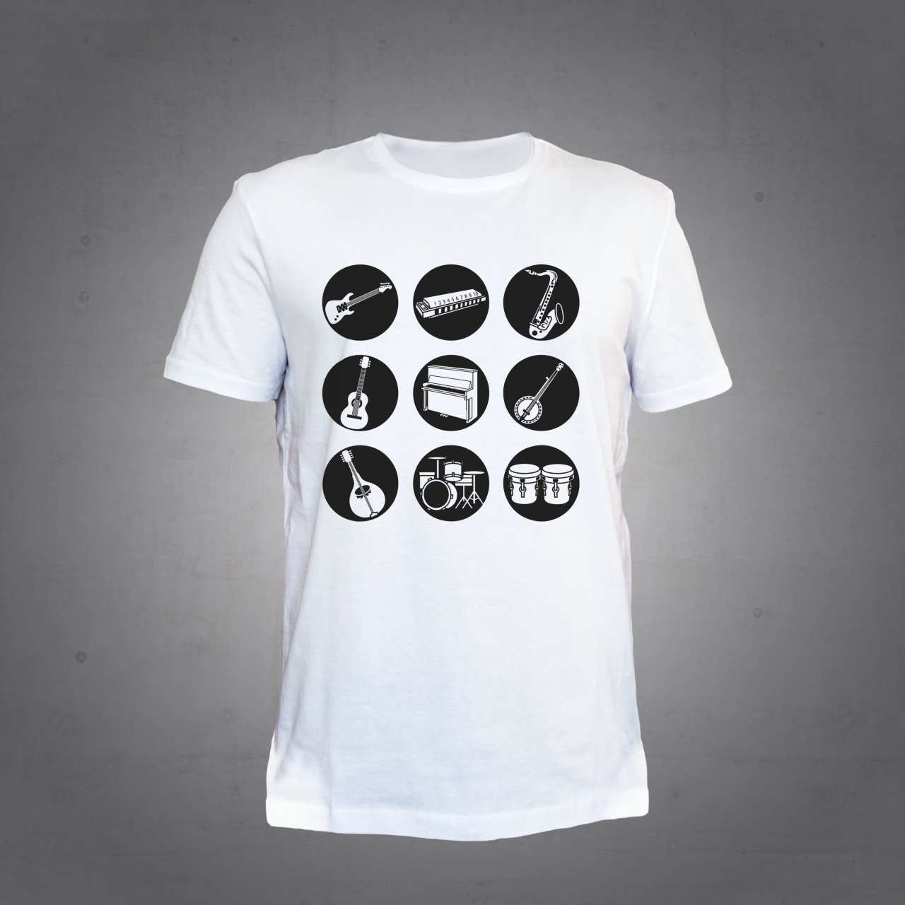 Müzik Aletleri Tshirt L