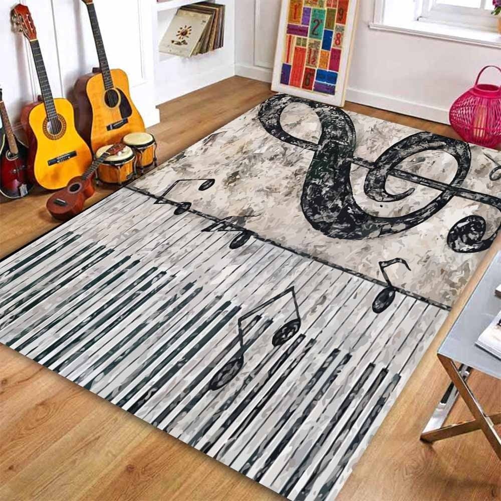Piyano Sol Anahtar Halı 100x150