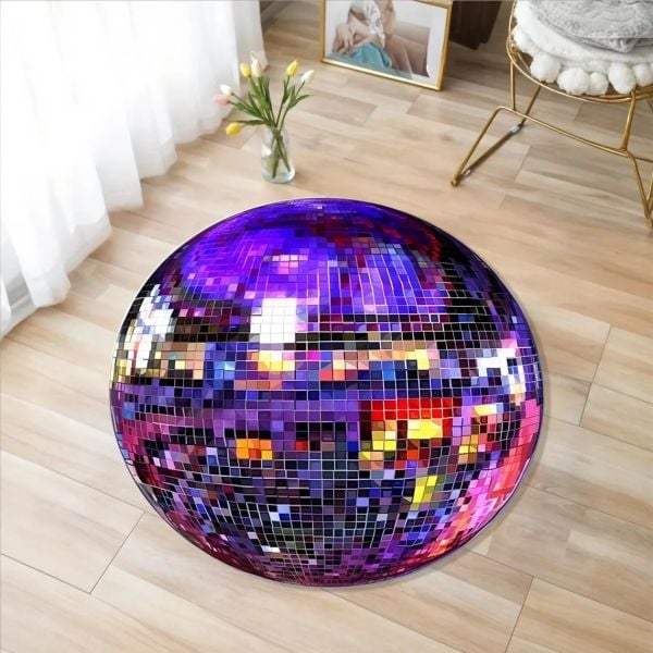 Disco Topu Yuvarlak Halı