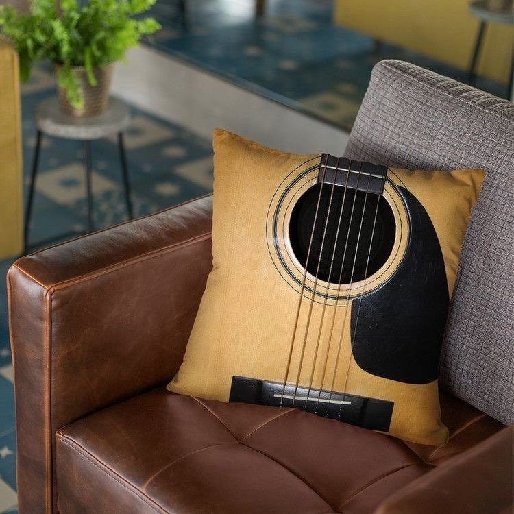 Gitar Yastık Kılıfı Kırlent