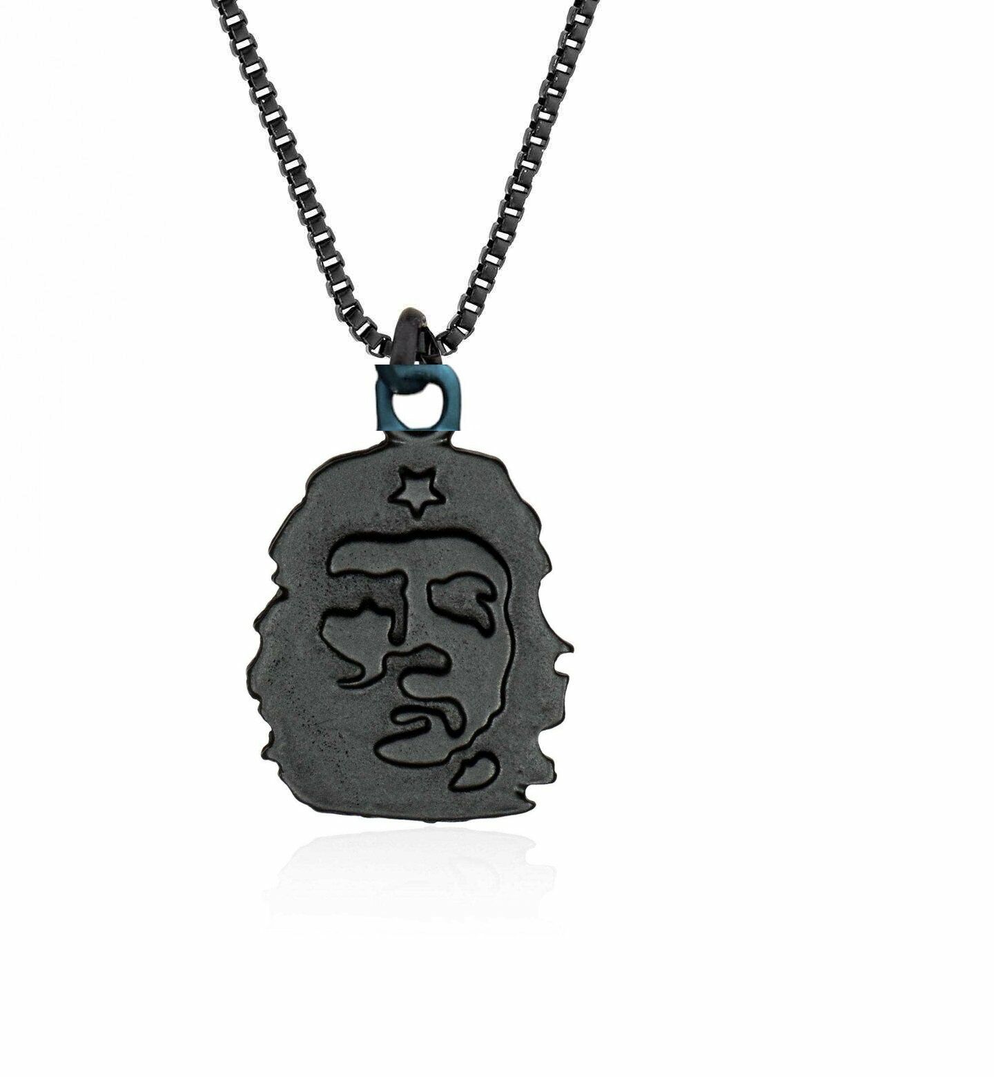 Mat Siyah Che Guevara Kolye