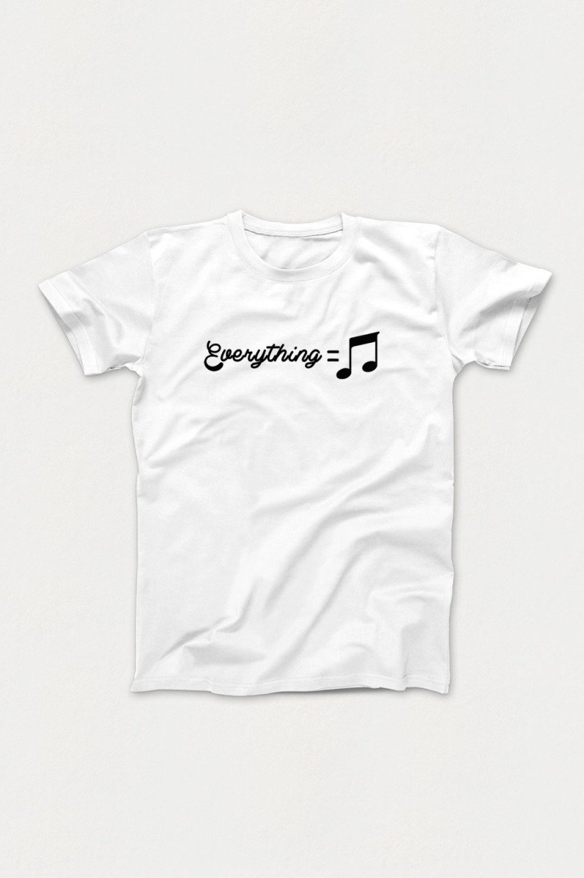 Herşey Nota Tshirt Unisex L