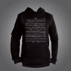 5. Senfoni Notalar Sweatshirt Hoodie Black L