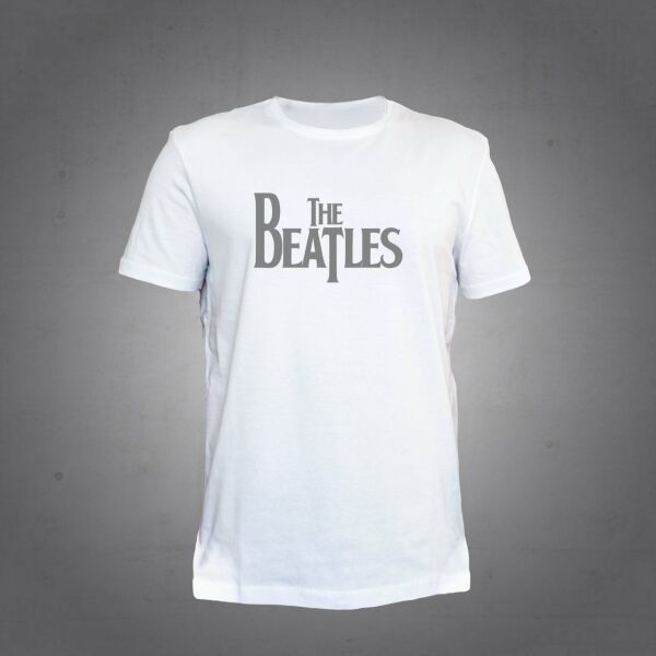 Herşey Nota The beatles Beyaz Tshirt Unisex