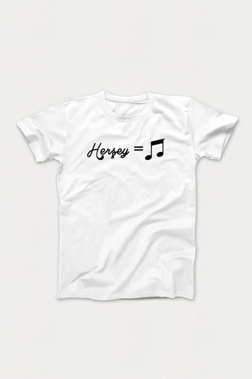 Herşey Nota Tshirt Unisex