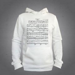 5. Senfoni Notalar Kapüşonlu Sweatshirt Ekru