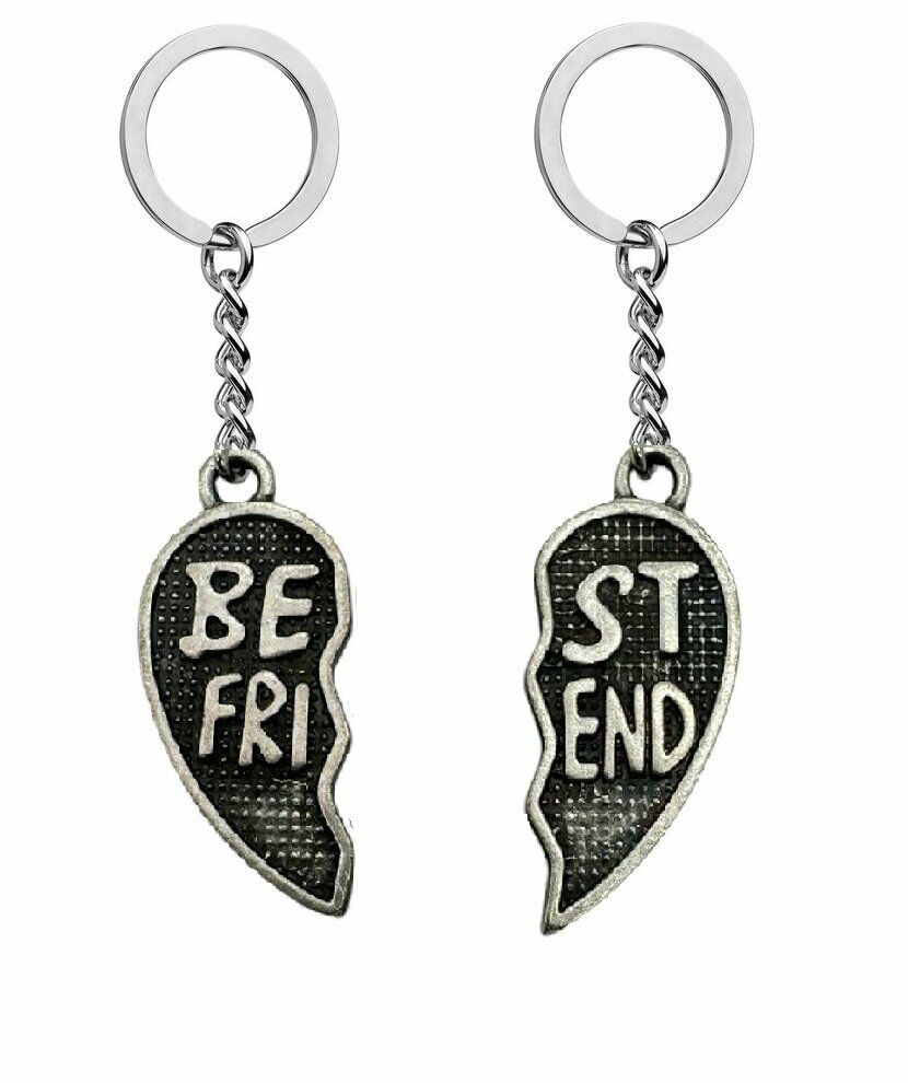 Best Friends Kalp En İyi Arkadaş Birbirini Çift İkili 2 adet Anahtarlık