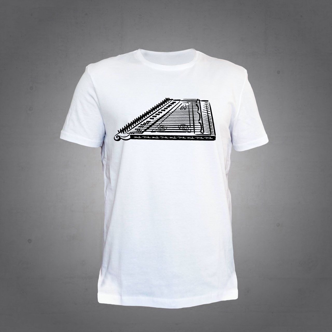 Herşey Nota Kanun Beyaz Tshirt Unisex