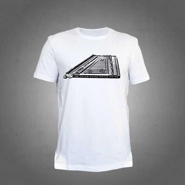 Herşey Nota Kanun Beyaz Tshirt Unisex