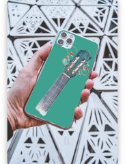 Yeşil Gitar Samsung Telefon Kılıfı