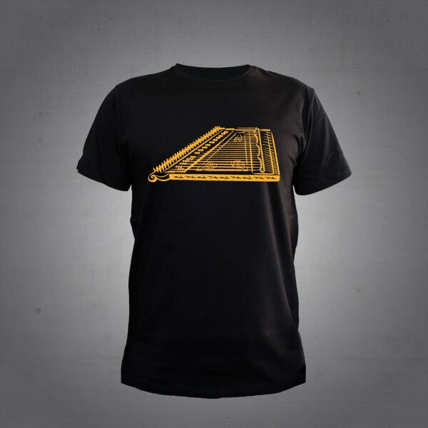 Herşey Nota Kanun Müzik Tshirt Black Unisex