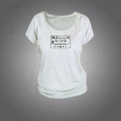 Kaset Tshirt Kadın L