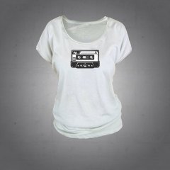 Kaset Tshirt Kadın L