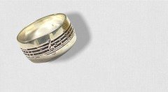 925 Ayar Gümüş Yüzük Gümüş Renk 9