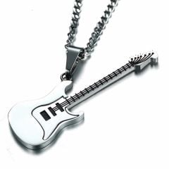 Yüksek Kalite Çelik Titanyum Gitar Kolye Metal Renk