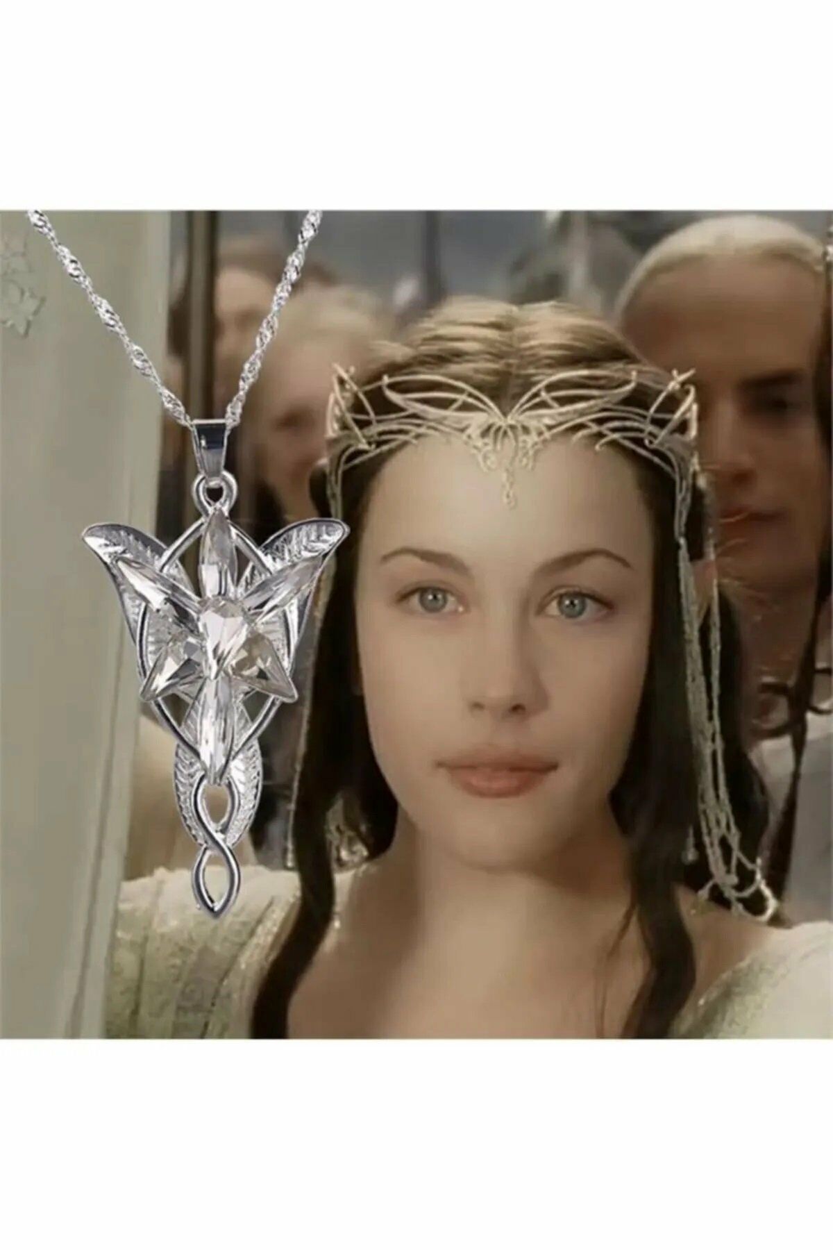 Yüzüklerin efendisi elf arwen evenstar akşam yıldızı kolye