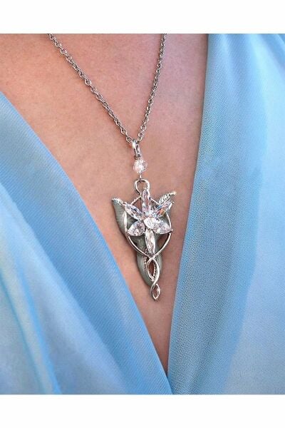 Yüzüklerin efendisi elf arwen evenstar akşam yıldızı kolye