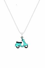 Vespa Motorsiklet Kolye