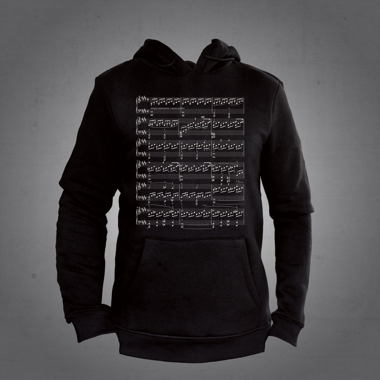 Nota Sweatshirt Hoodie Black