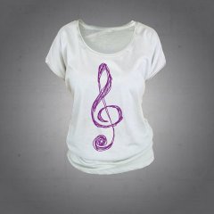 Sol Anahtar Tshirt Kadın L