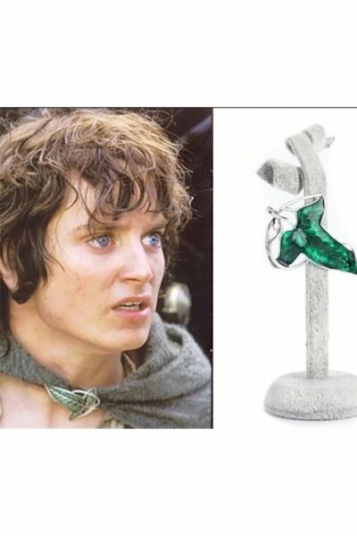 The Lord of The Rings Elf Yaprak Broş veya Kolye